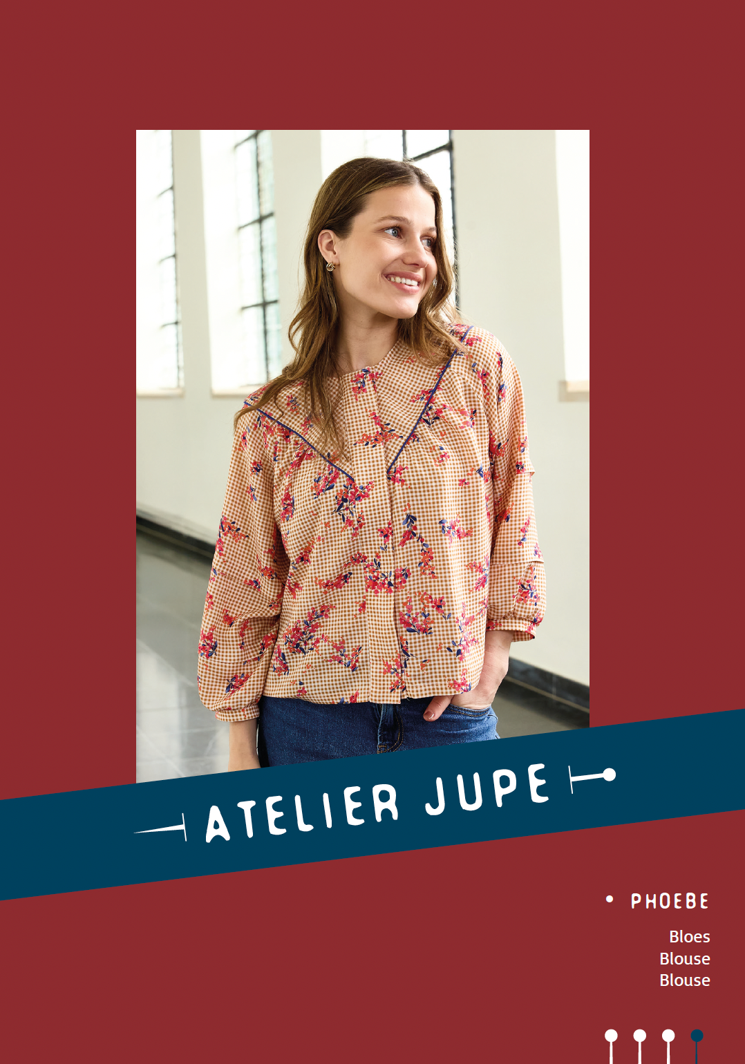 Atelier Jupe - Phoebe Blouse Sewing Pattern