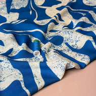 Light & Lush - Mediterranean Waves Viscose Twill Fabric