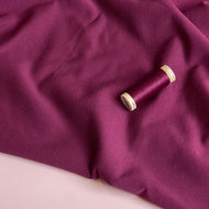 Brushed Sweat-shirting in Bordeaux
