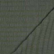 Chenille Jacquard Fabric in Army Green