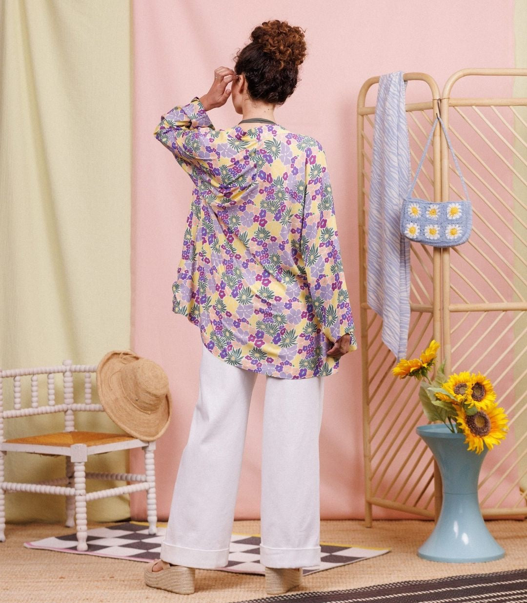 Sewing Kit - Cousette Matchette Jacket in Flower Power Viscose