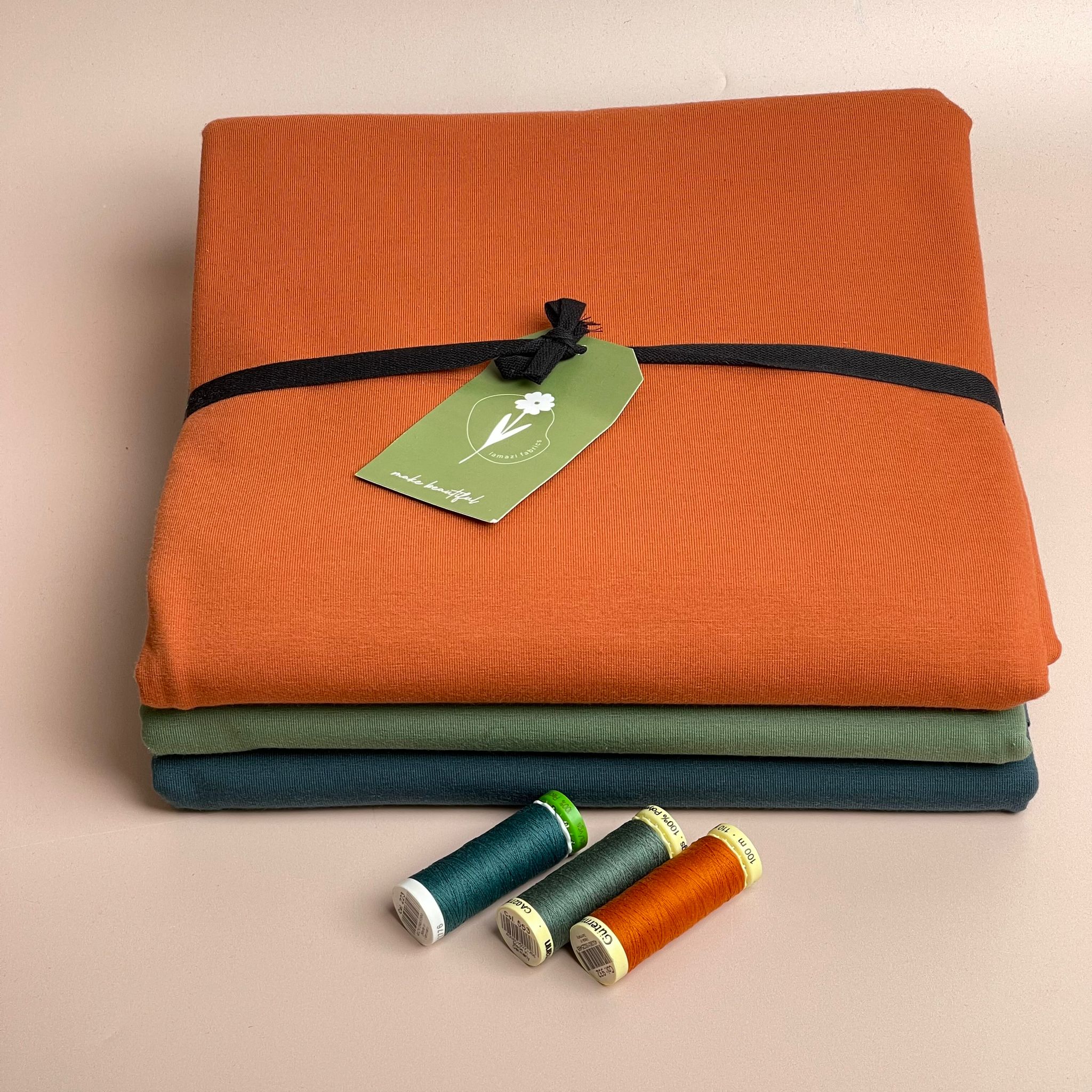 Colour Bundles - Classic Autumn Essential Chic Cotton Jersey Fabrics