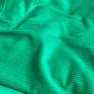 Ex-Designer Deadstock - 4.5W Pure Cotton Washed Corduroy in Emerald Green