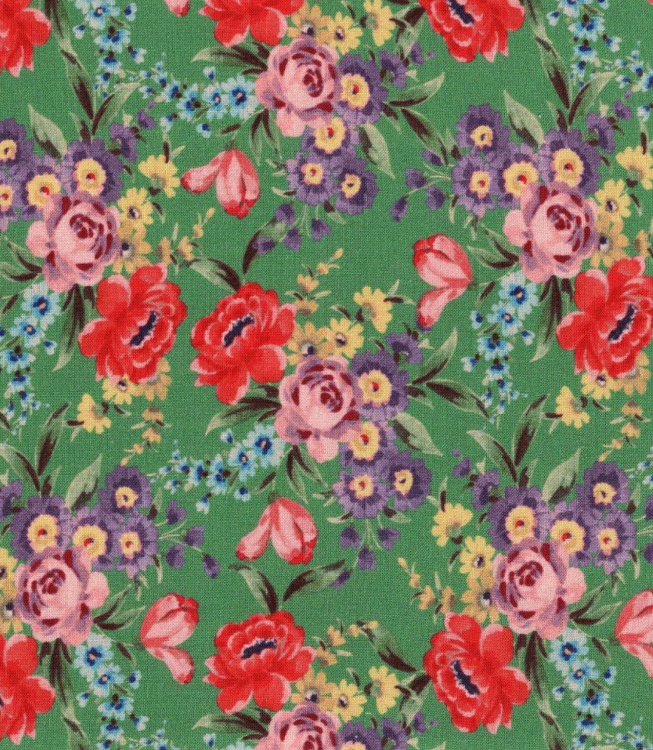 Cousette - The Hour of Roses Viscose Fabric