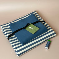 Colour Bundles - Blue Moon Stripe Cotton French Terry & Ribbing