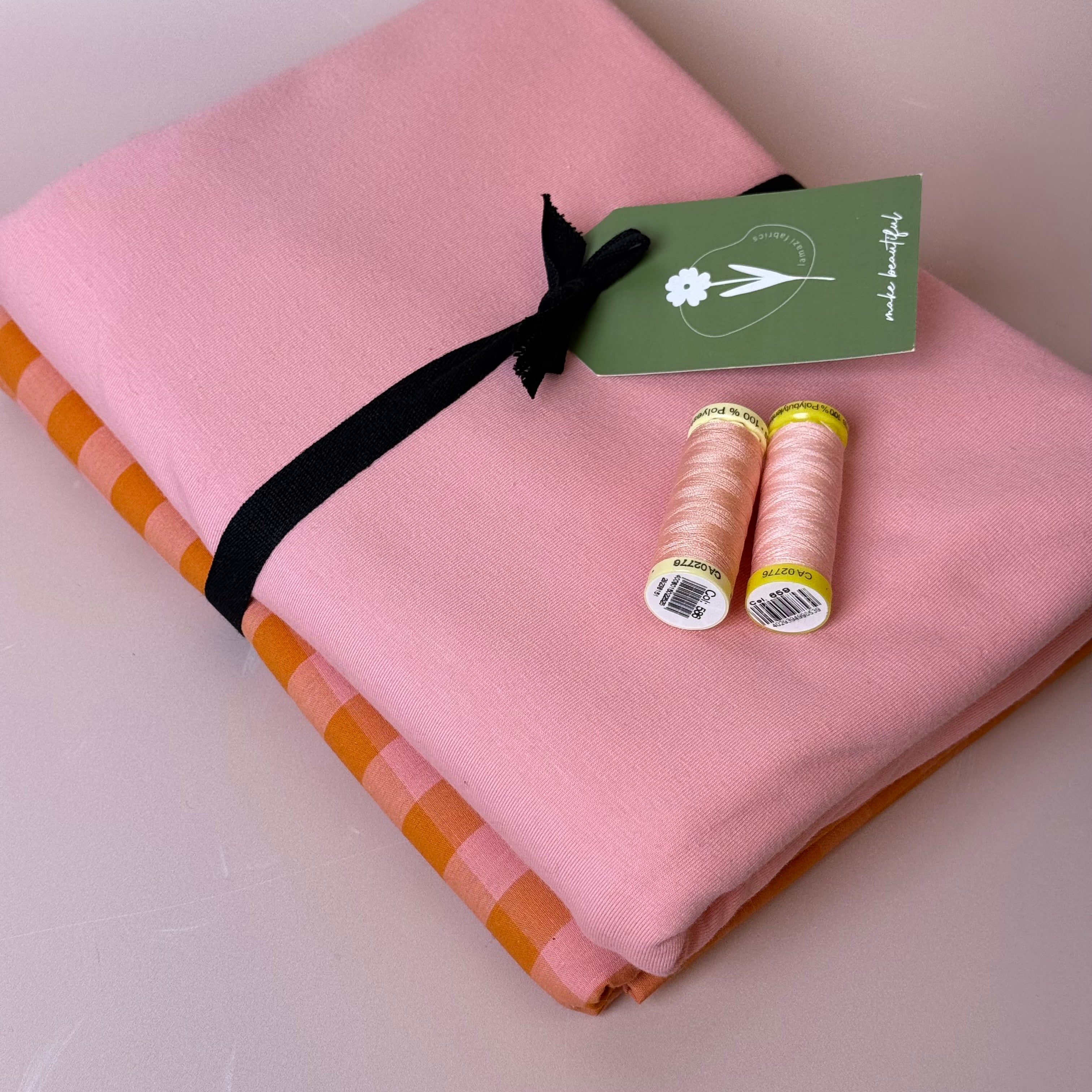 Limited Edition - Luxury Pyjama Kit with Fruit Salad check Cotton and Jersey