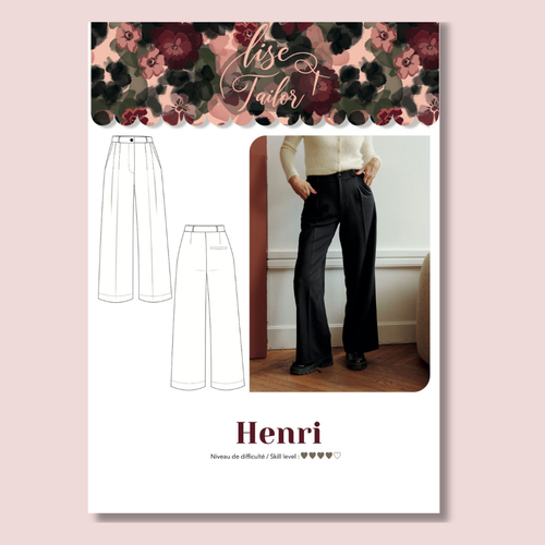 Lise Tailor - Henri Trousers Sewing Pattern