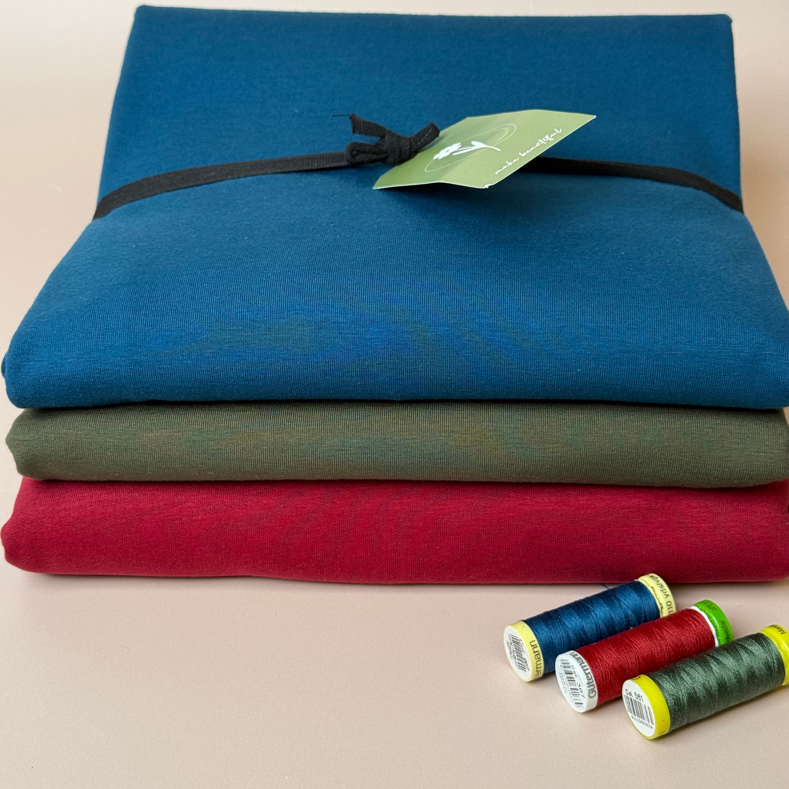 Colour Bundles - Jewel Toned Essential Chic Cotton Jersey & Sweat-shirting Fabrics