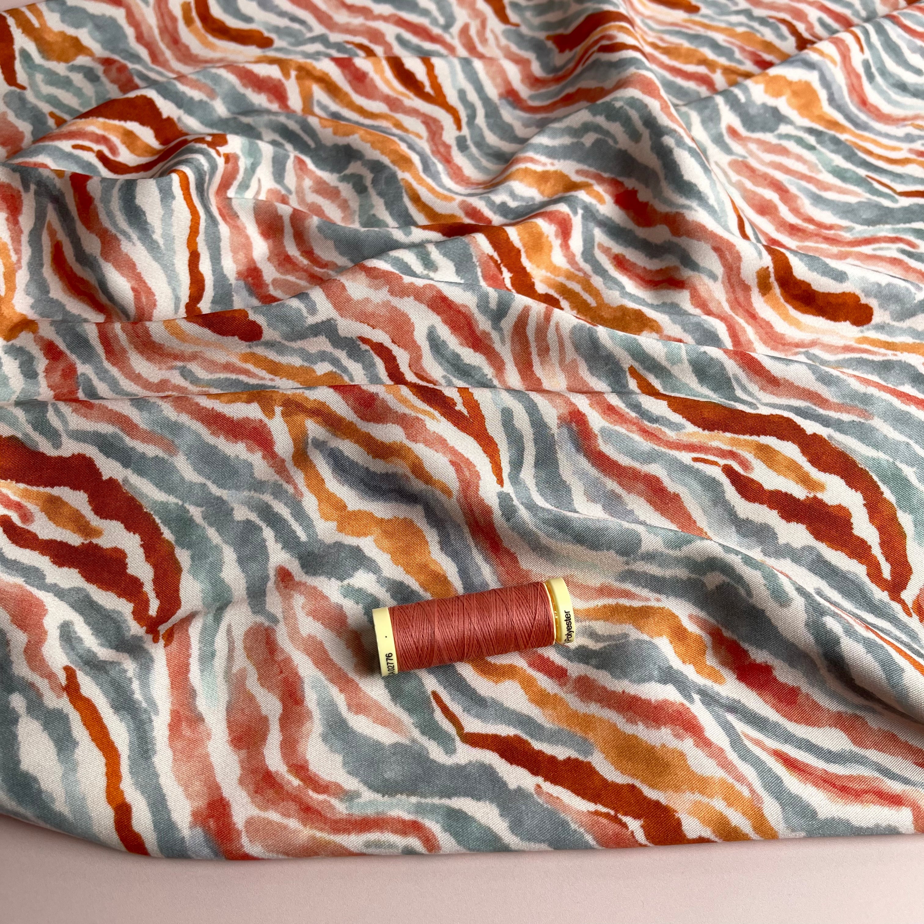 REMNANT 1.7 Metres - Rosella Savanna Stretch Viscose Twill Fabric