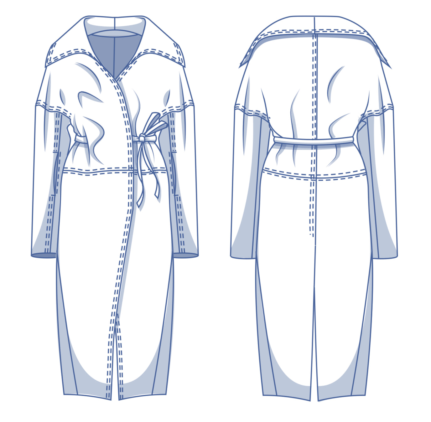 Fibre Mood - ELDA Coat Sewing Pattern