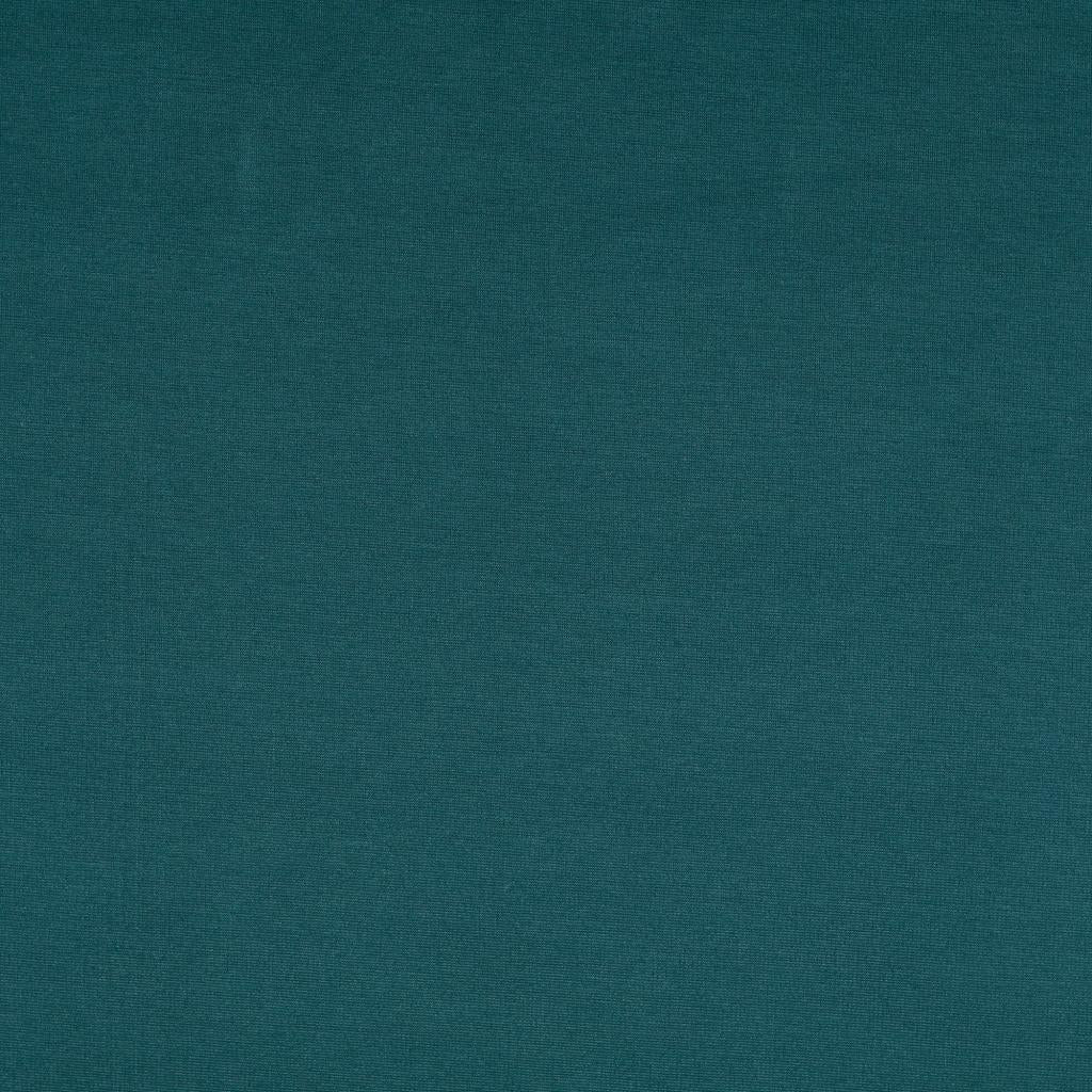 REMNANT 0.43 Metre - Forest Green Viscose Ponte Roma Double Knit Fabric