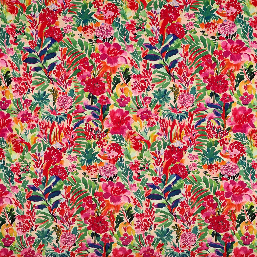 Impressionist Spring Garden Viscose Jersey Fabric