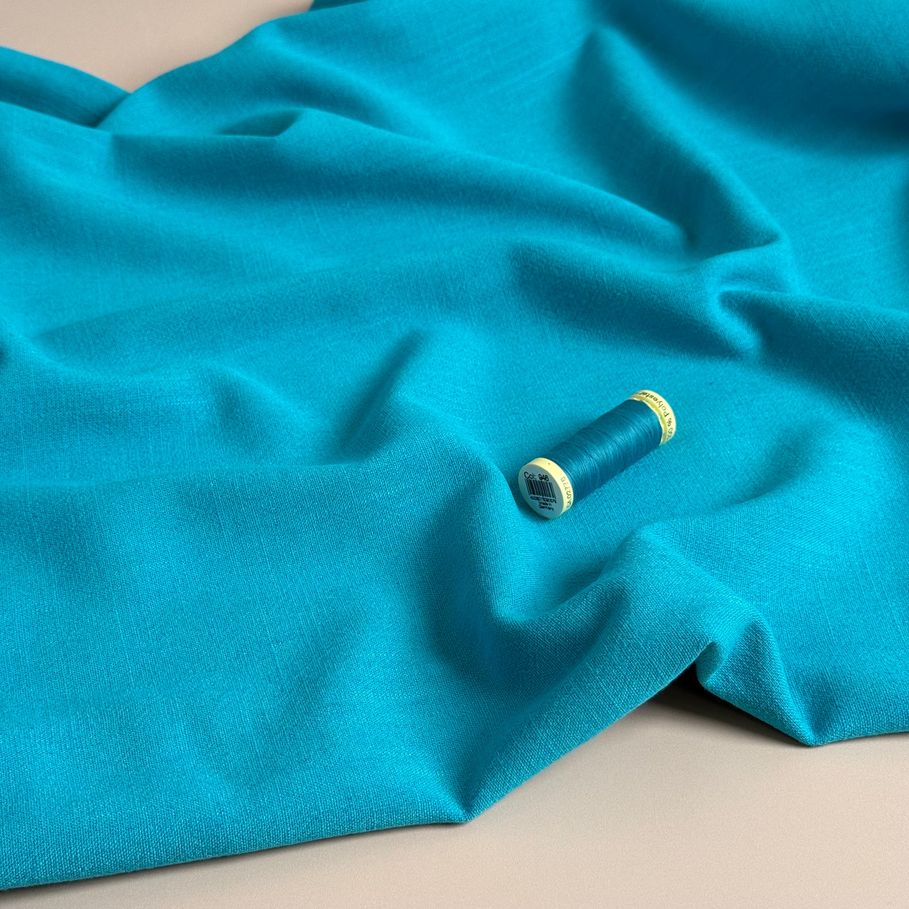 Flow Capri Viscose Linen Blend Dress Fabric