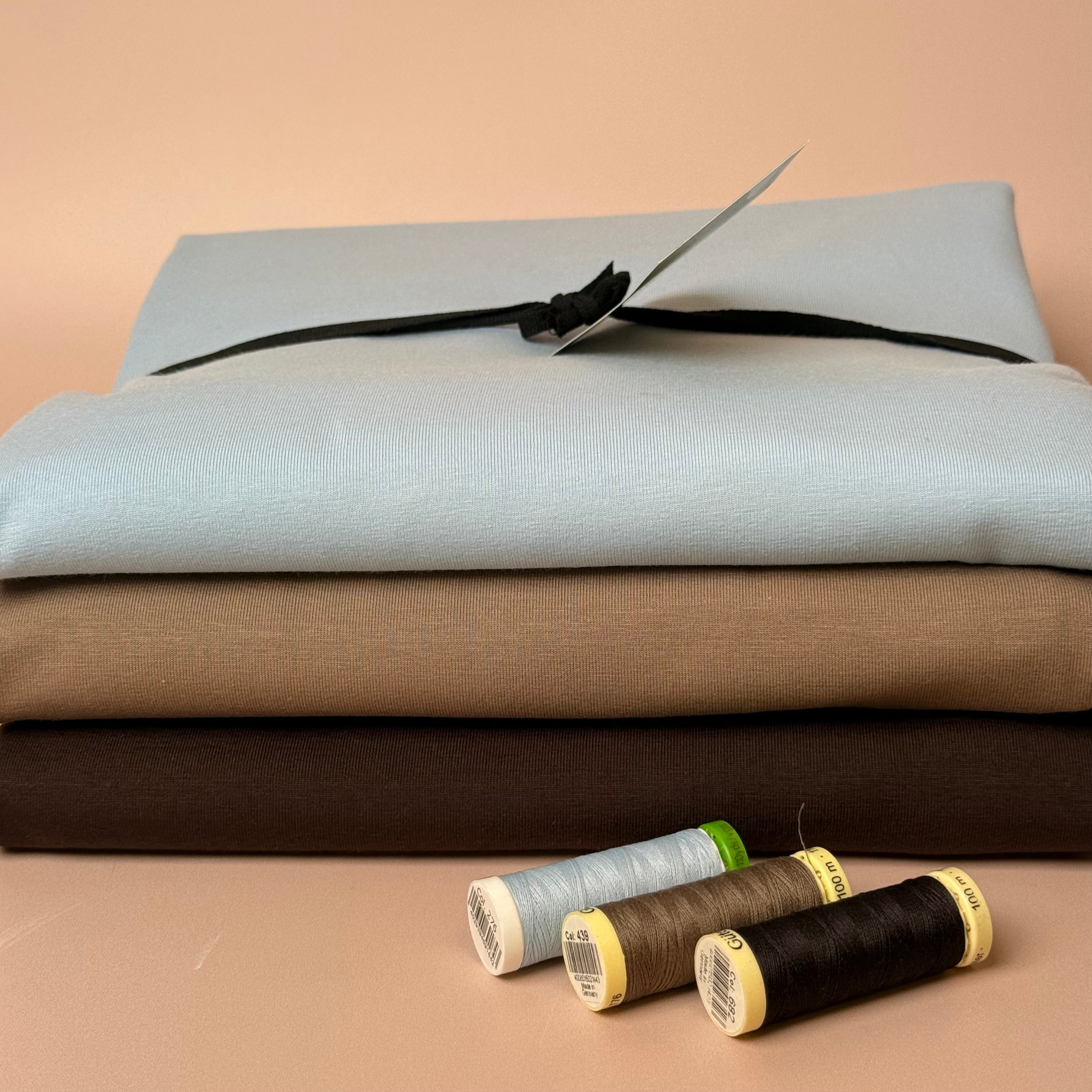 Colour Bundles - Beach Fossils Essential Chic Cotton Jersey Fabrics