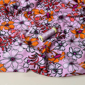 Danish Design - Cosmos Flowers ECOVERVO™ Viscose Jersey