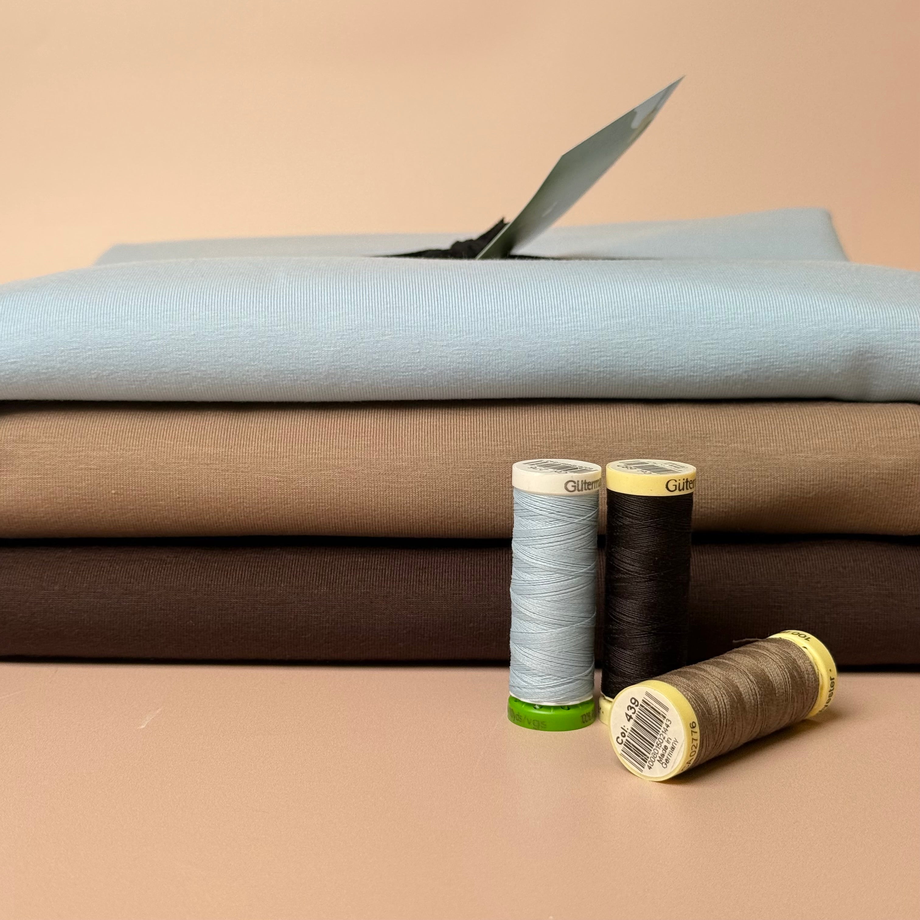 Colour Bundles - Beach Fossils Essential Chic Cotton Jersey Fabrics