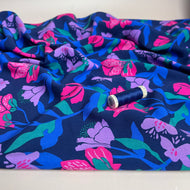 Amira on Navy Viscose with LENZING™ ECOVERO™ fibres