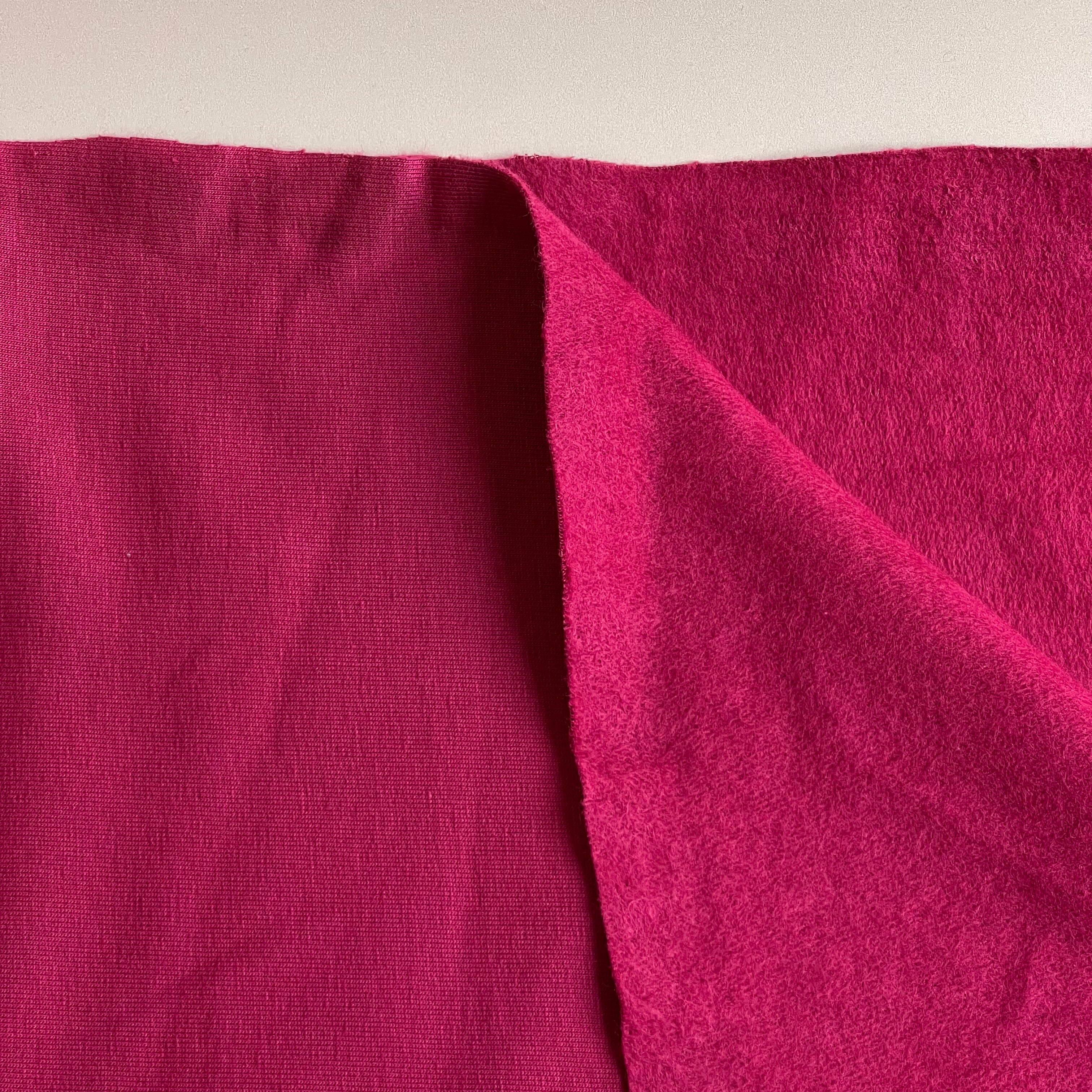 Brushed Sweat-shirting in Wine