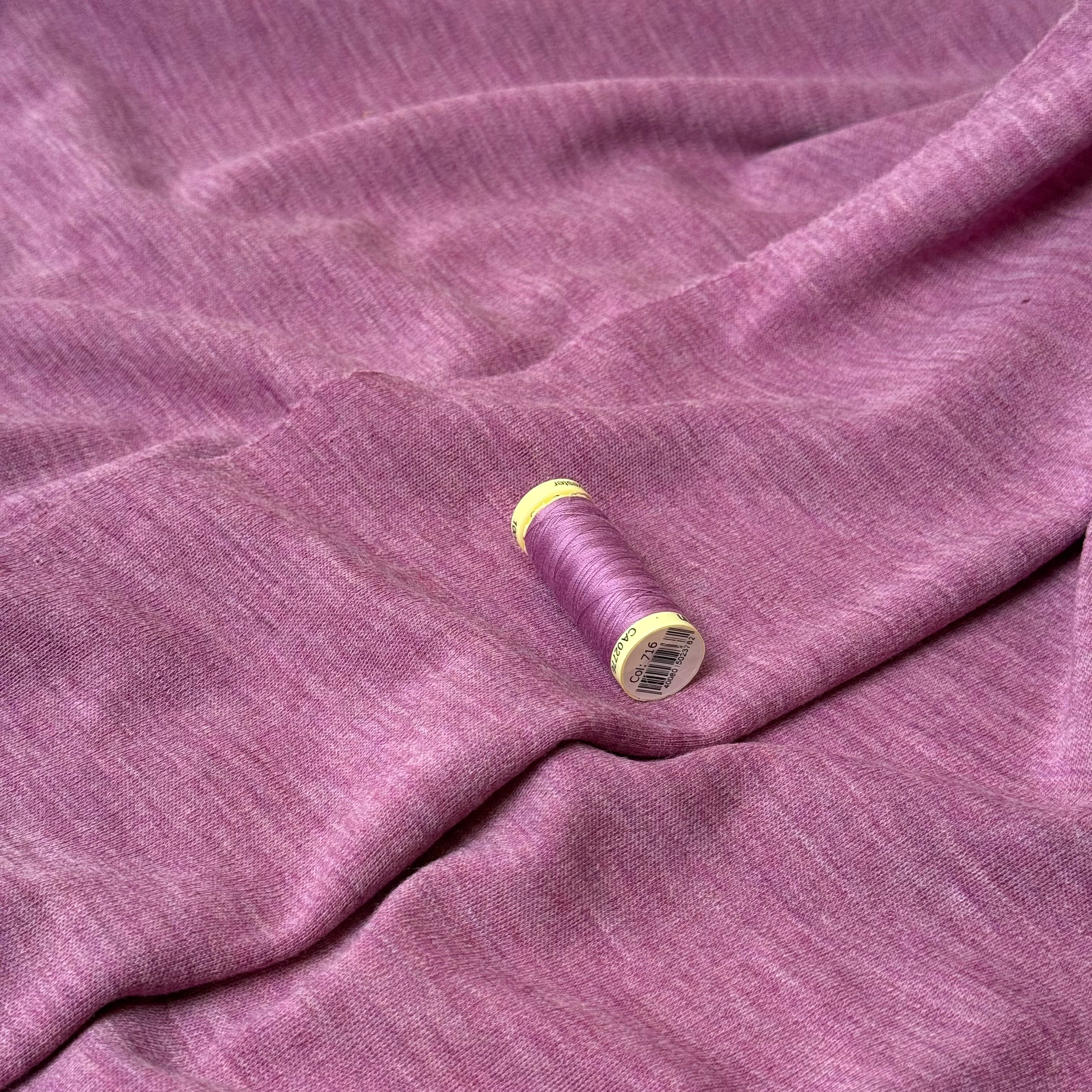 Pure Merino Wool Sweater Knit in Pink