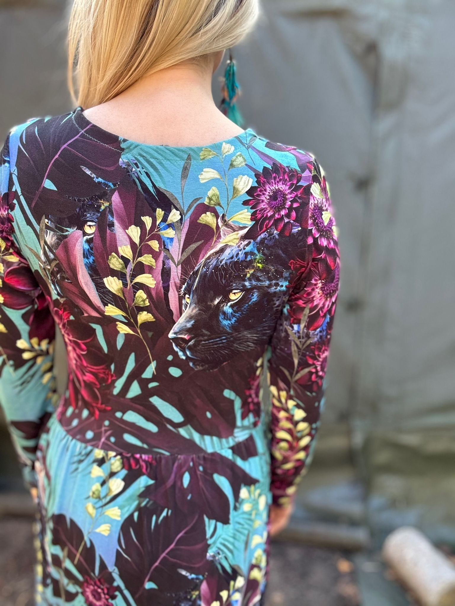 Danish Design - Panther in the Garden ECOVERVO™ Viscose Jersey