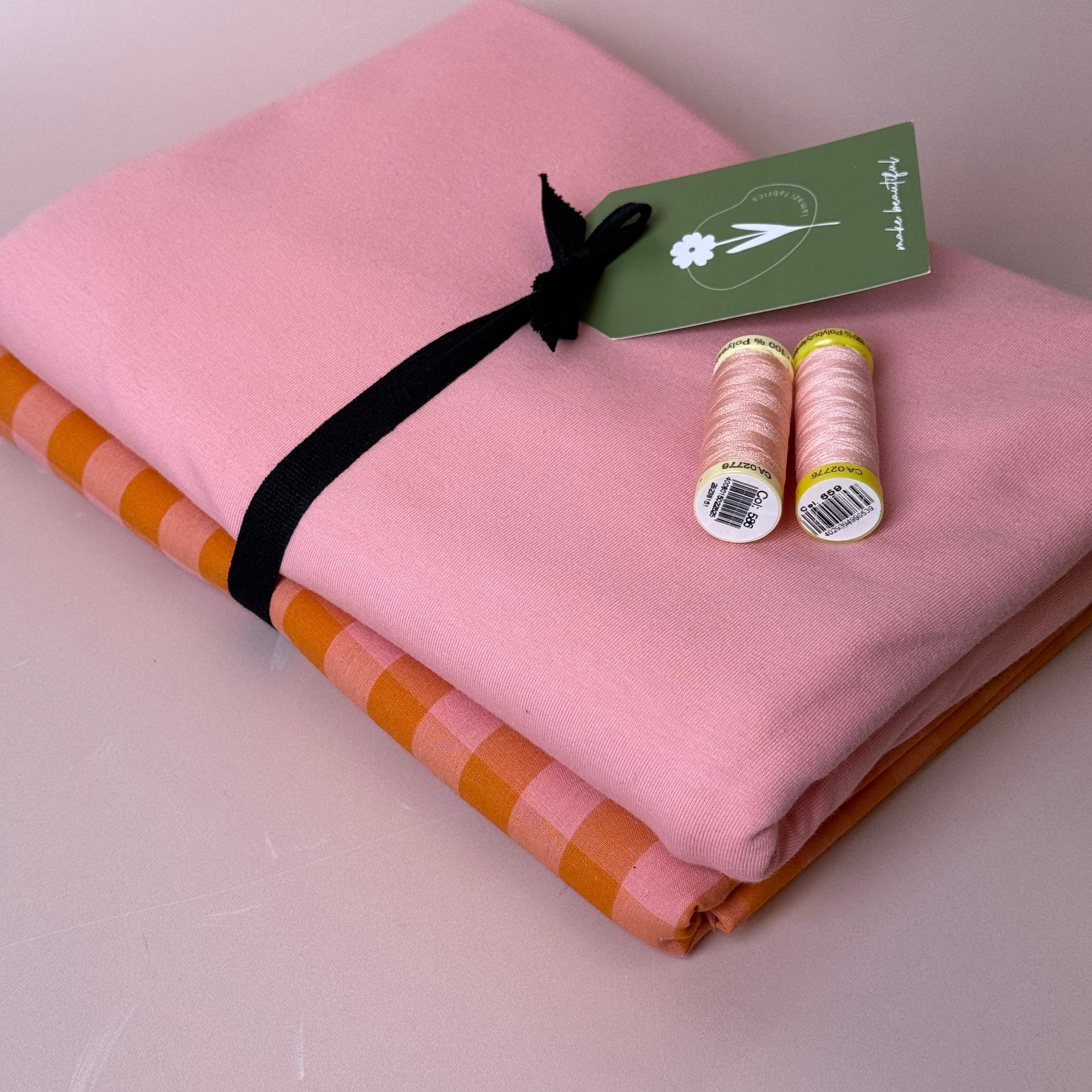 Limited Edition - Luxury Pyjama Kit with Fruit Salad check Cotton and Jersey