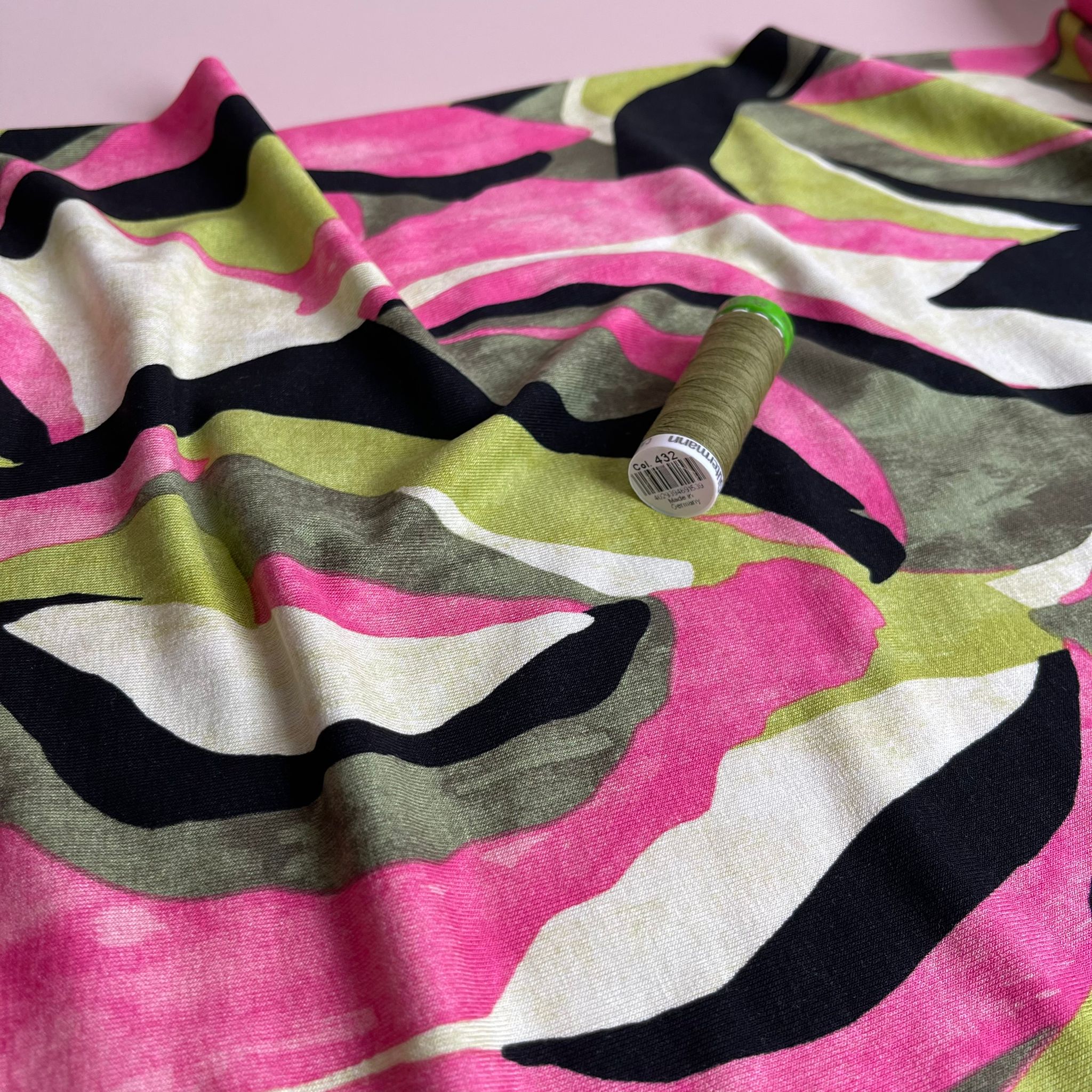 Pink Dream De Luxe Viscose Jersey Fabric