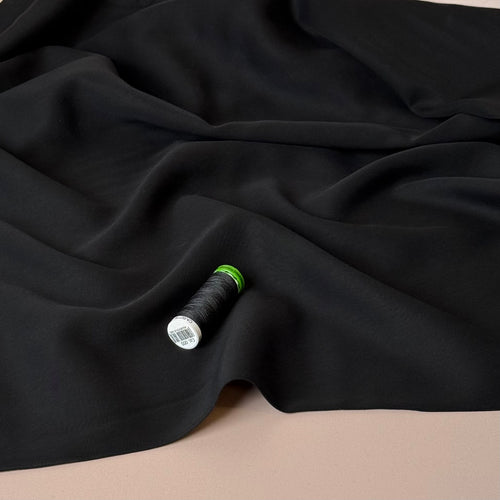 Lush in Black TENCEL™ Lyocell Sandwashed Twill