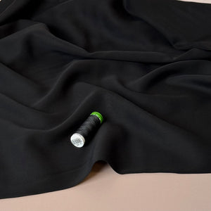 Lush in Black TENCEL™ Lyocell Sandwashed Twill
