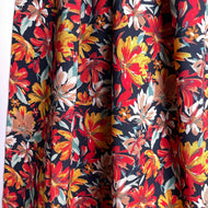Sunset Flowers Rayon Viscose Fabric