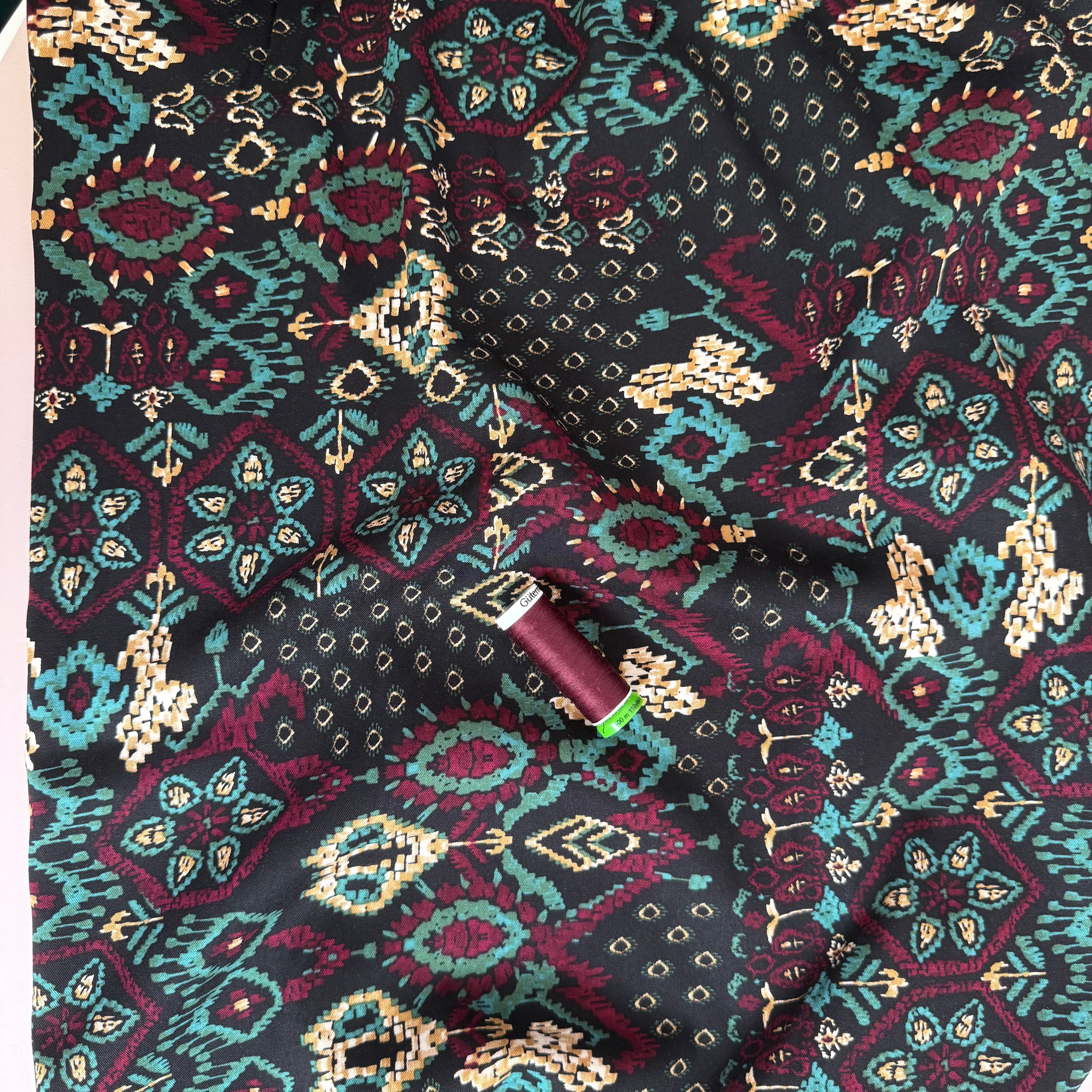 Rosella Tapestry Viscose Twill with Stretch