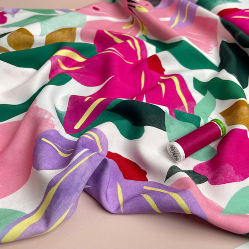 Atelier Jupe - Colour Splash Viscose Fabric