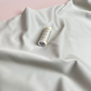 Ex-Designer Mushroom Stretch Cotton Tencel Fabric