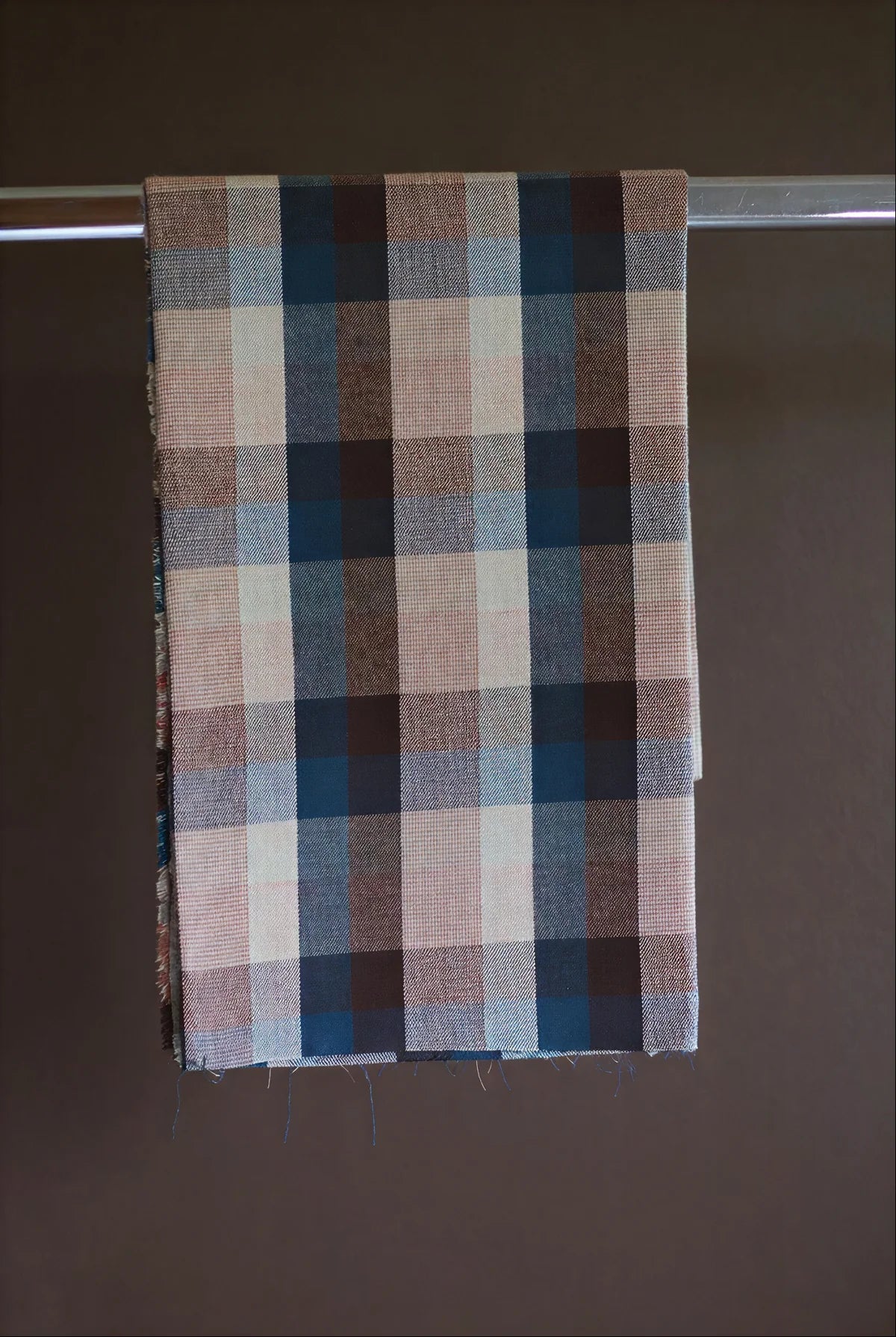 Mind The MAKER - Woodland Check Echo Yarn Dyed Textured Cotton Plaid