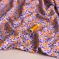 Petite Citrus Viscose Sateen Fabric