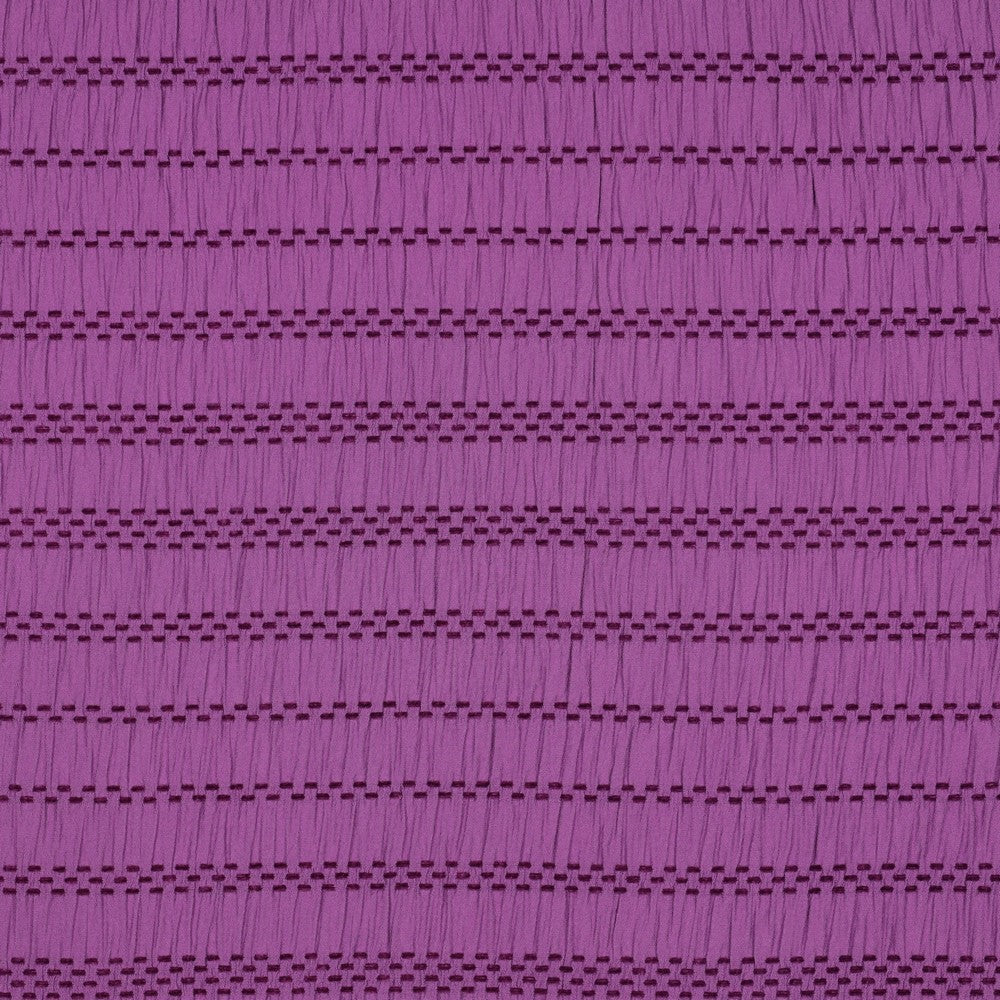 Chenille Jacquard Fabric in Cerise