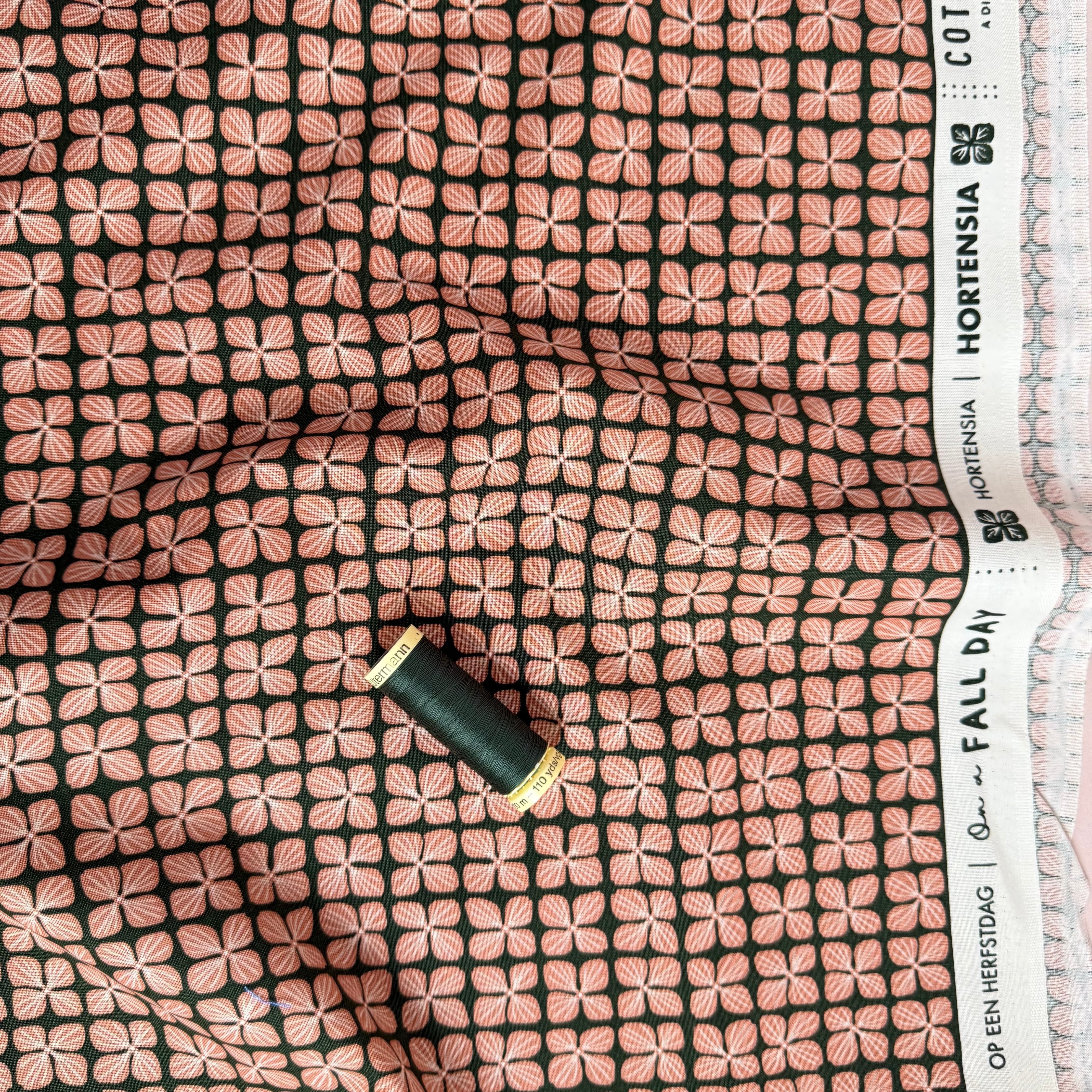 Cotton and Steel - Hortensia Let It Rain Japanese Cotton