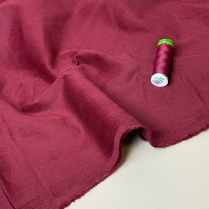 21 Wale Cotton Needlecord in Berry