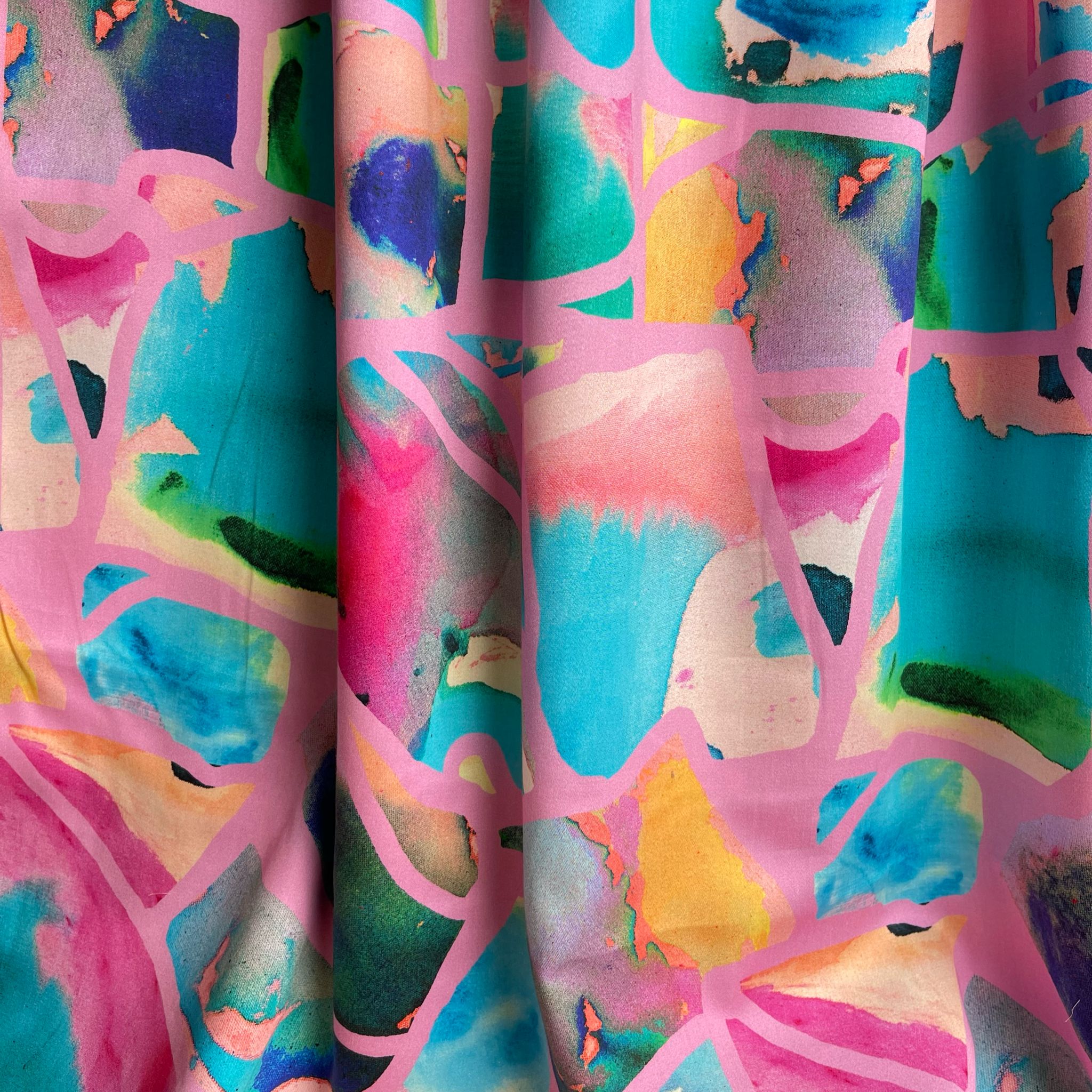 Nerida Hansen - Resonate Neon Cotton Sateen Fabric