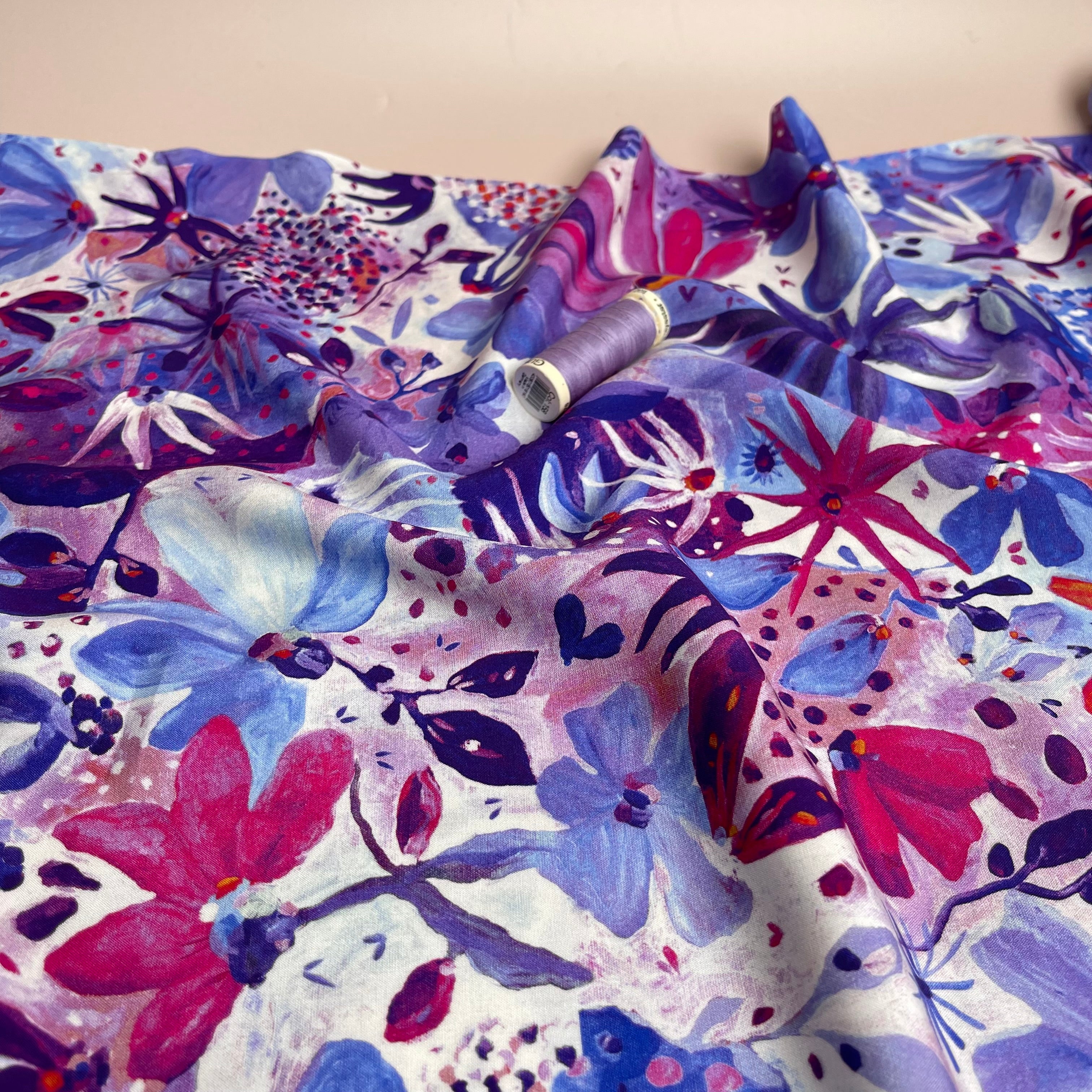 Nerida Hansen - Soiree Purple Viscose with LENZING™ ECOVERO™ fibres