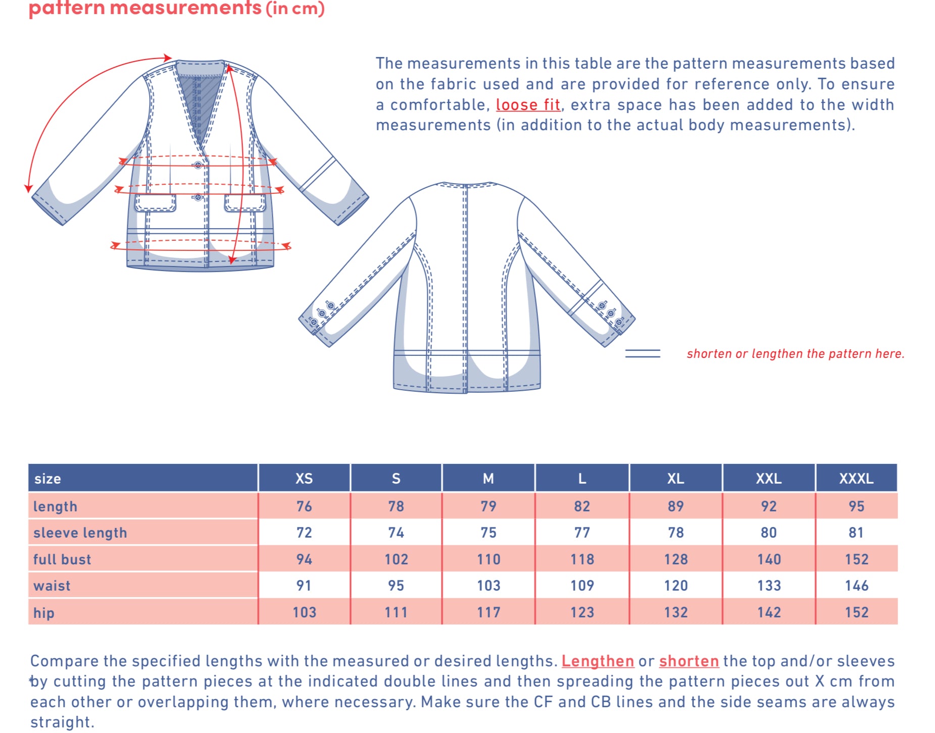 Fibre Mood - AYLA Jacket Sewing Pattern
