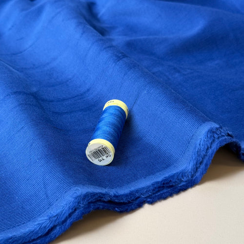 21 Wale Cotton Needlecord in Royal Blue