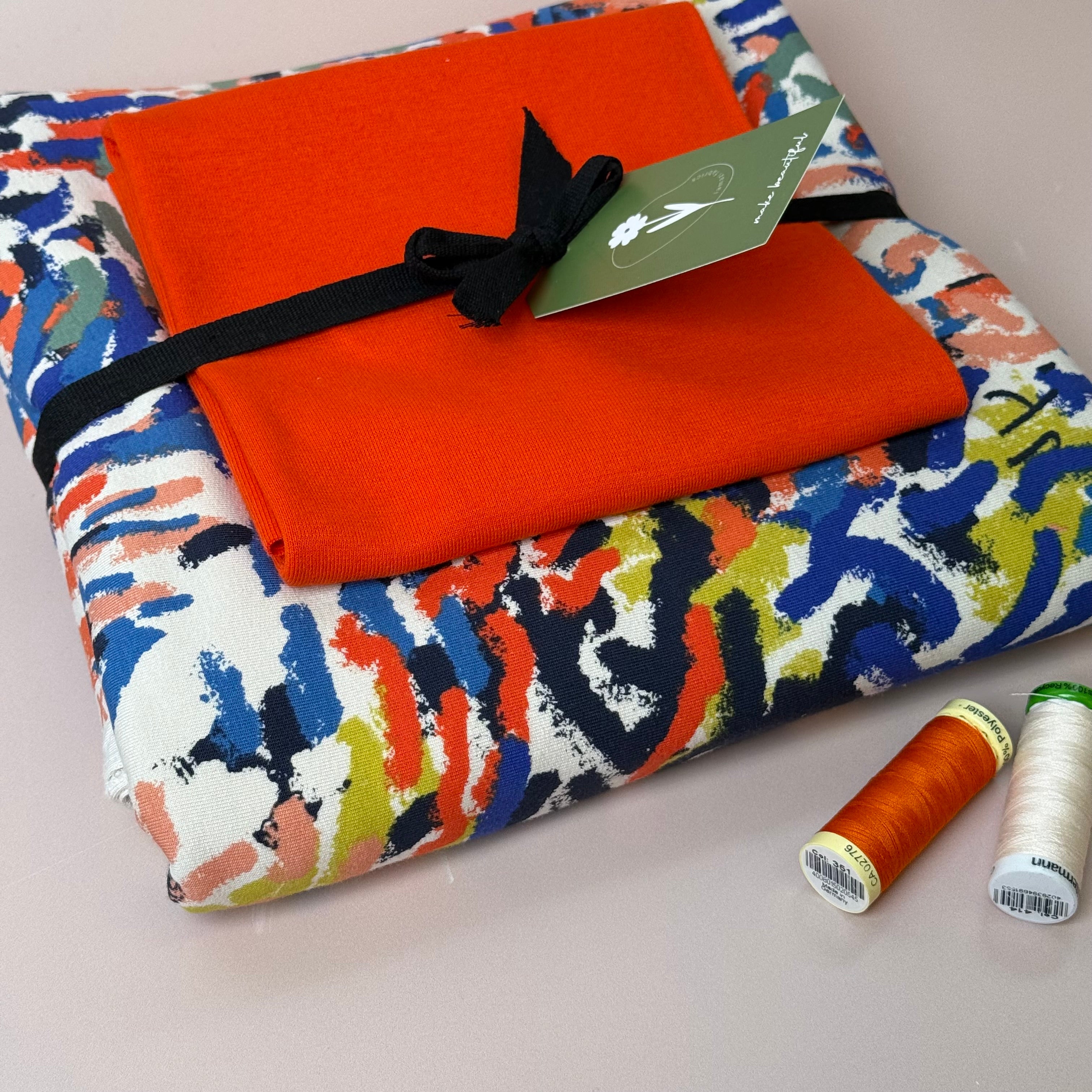 Colour Bundles - Paint Fun French Terry & Ribbing