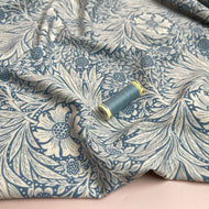Victoria Dusty Blue Viscose Fabric