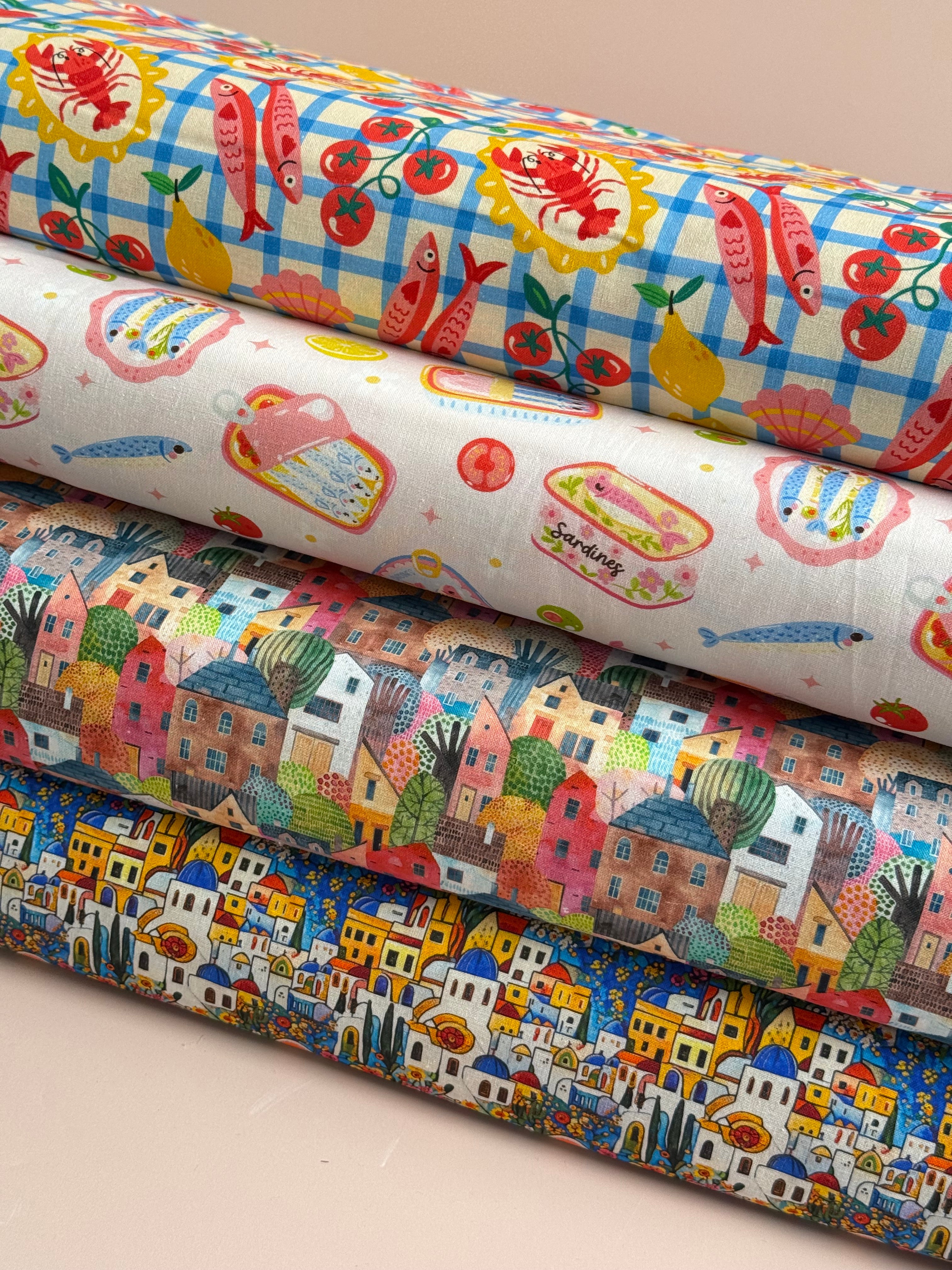 Summer Picnic Soft Cotton Fabric
