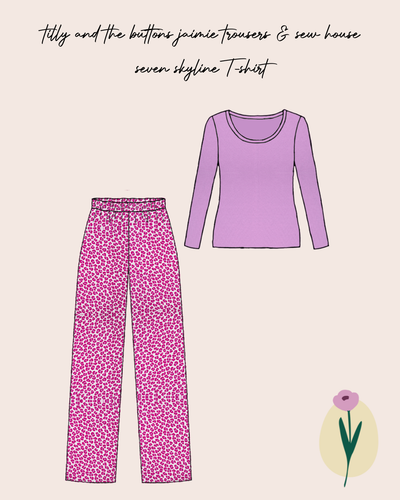 Limited Edition - Luxury Pyjama Kit with Pink Leopard Cotton Flannel and Jersey