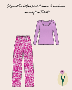 Limited Edition - Luxury Pyjama Kit with Pink Leopard Cotton Flannel and Jersey