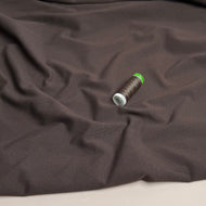 Essential Chic Dark Brown Cotton Jersey Fabric