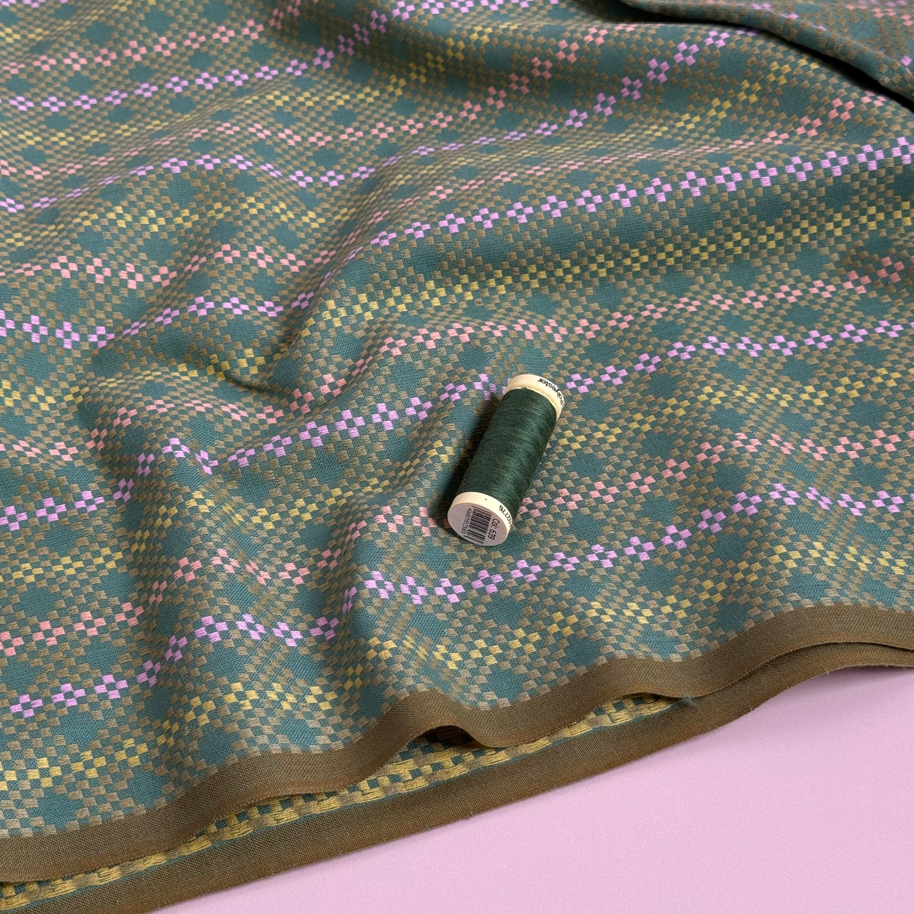 Fableism Supply Co - Lucky Loom Mosaic Melon Yarn Dyed Cotton