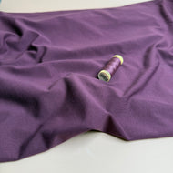 Essential Chic Dark Purple Cotton Jersey Fabric