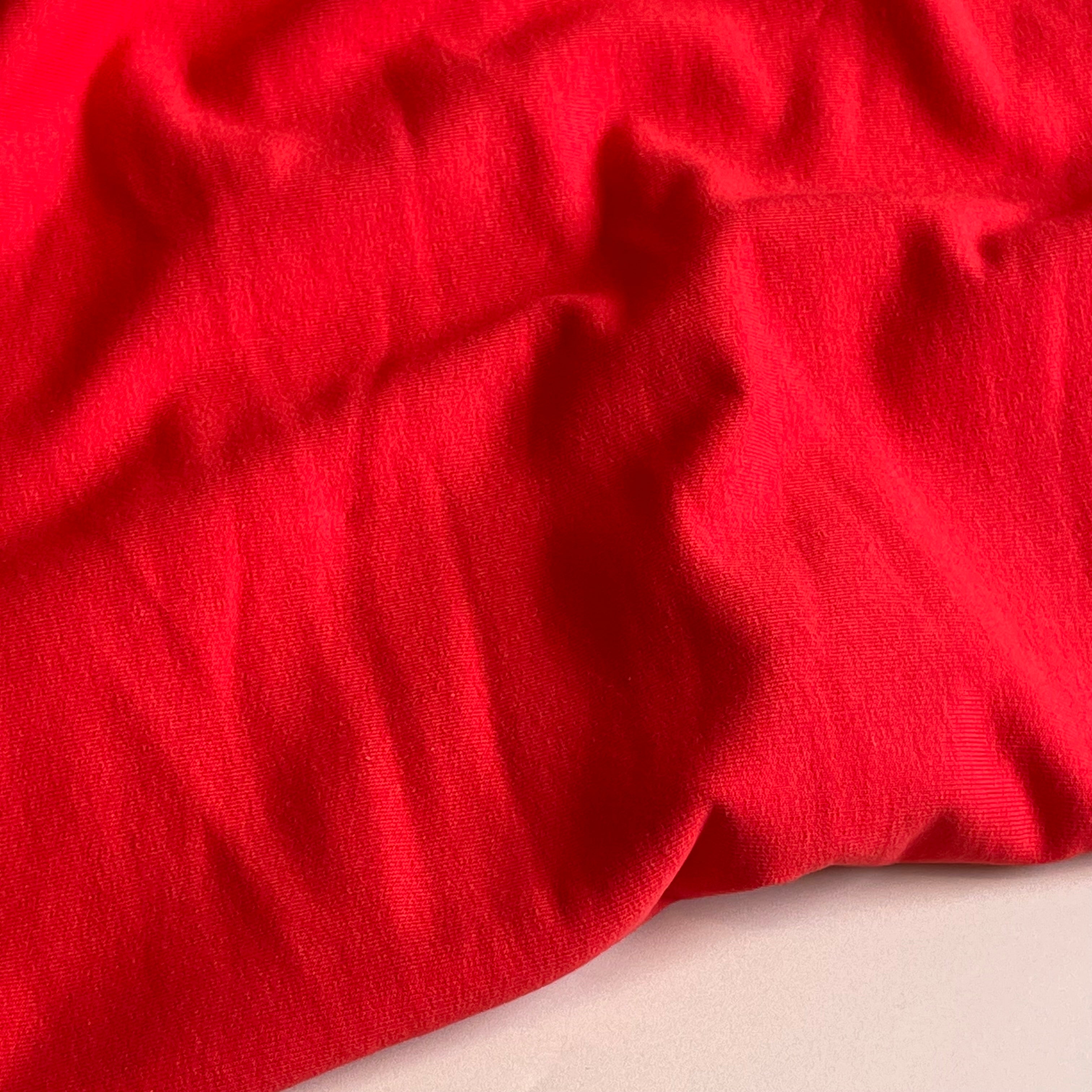 Brushed Sweat-shirting in Red